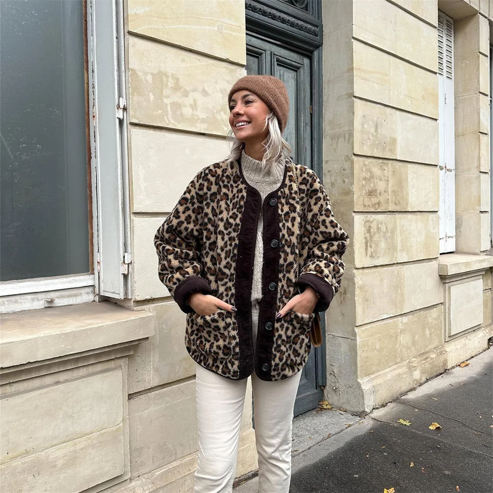 MW | Chic Bedruckte Jacke für Frauen