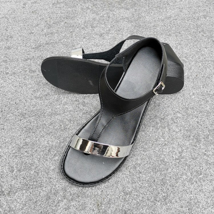 Klassische Orthopädische Sandalen mit zeitlosem Stil