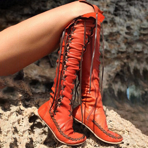 Vintage inspirierte Orthopädische Stiefel