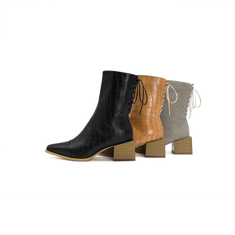 Vintage inspirierte Orthopädische Stiefel