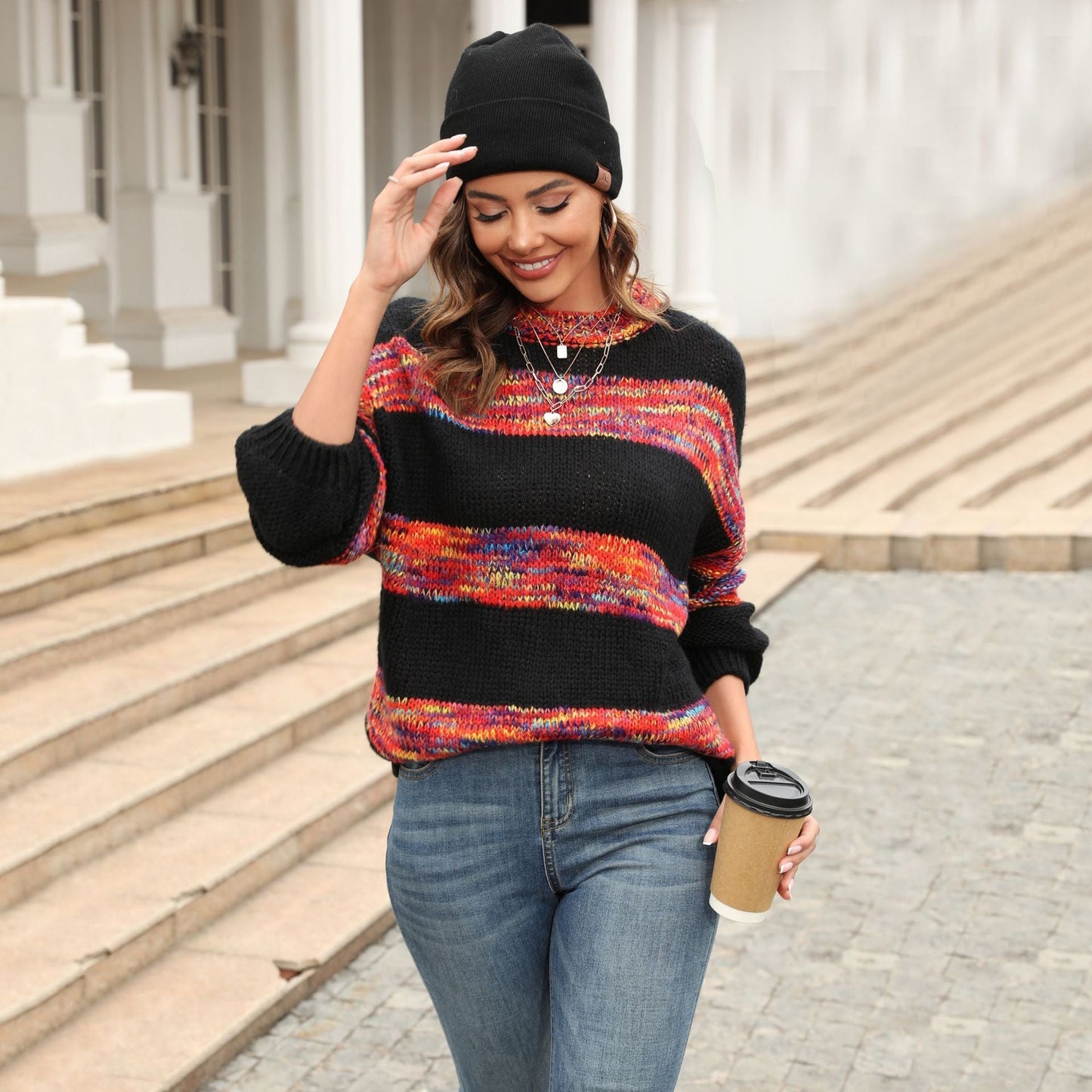 Anmutig gestaltete Pullover
