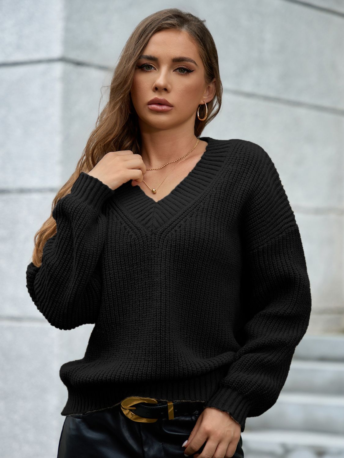 Zeitloser Vintage-Stil Pullover