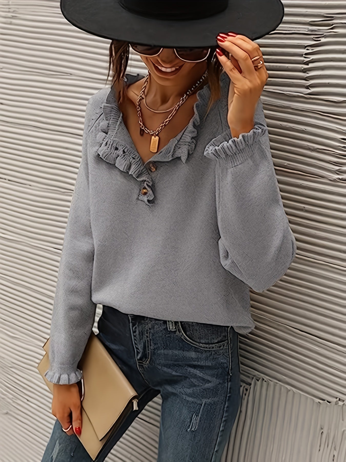 Zeitloser Vintage-Stil Pullover