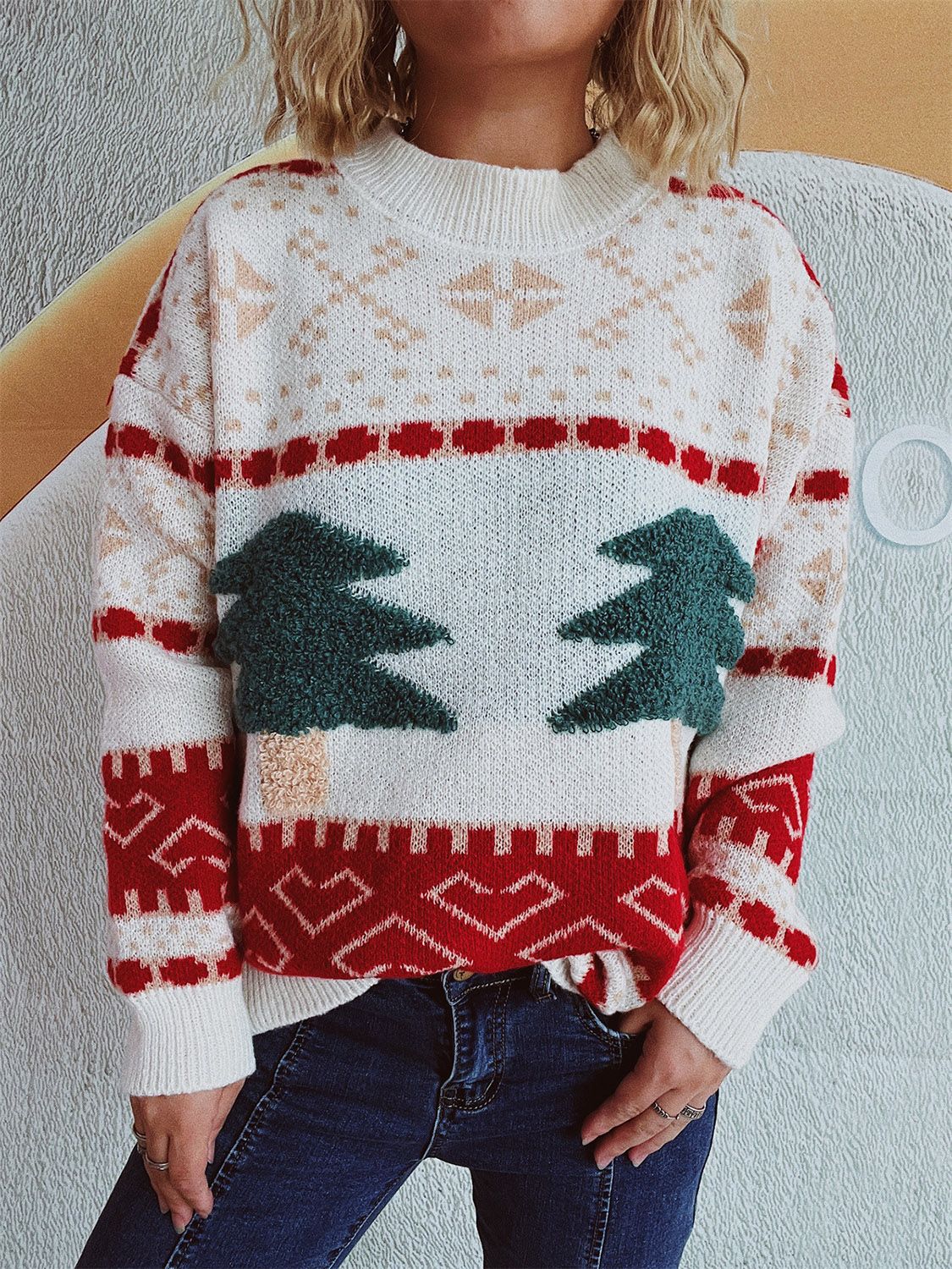 Zeitloser Vintage-Stil Pullover