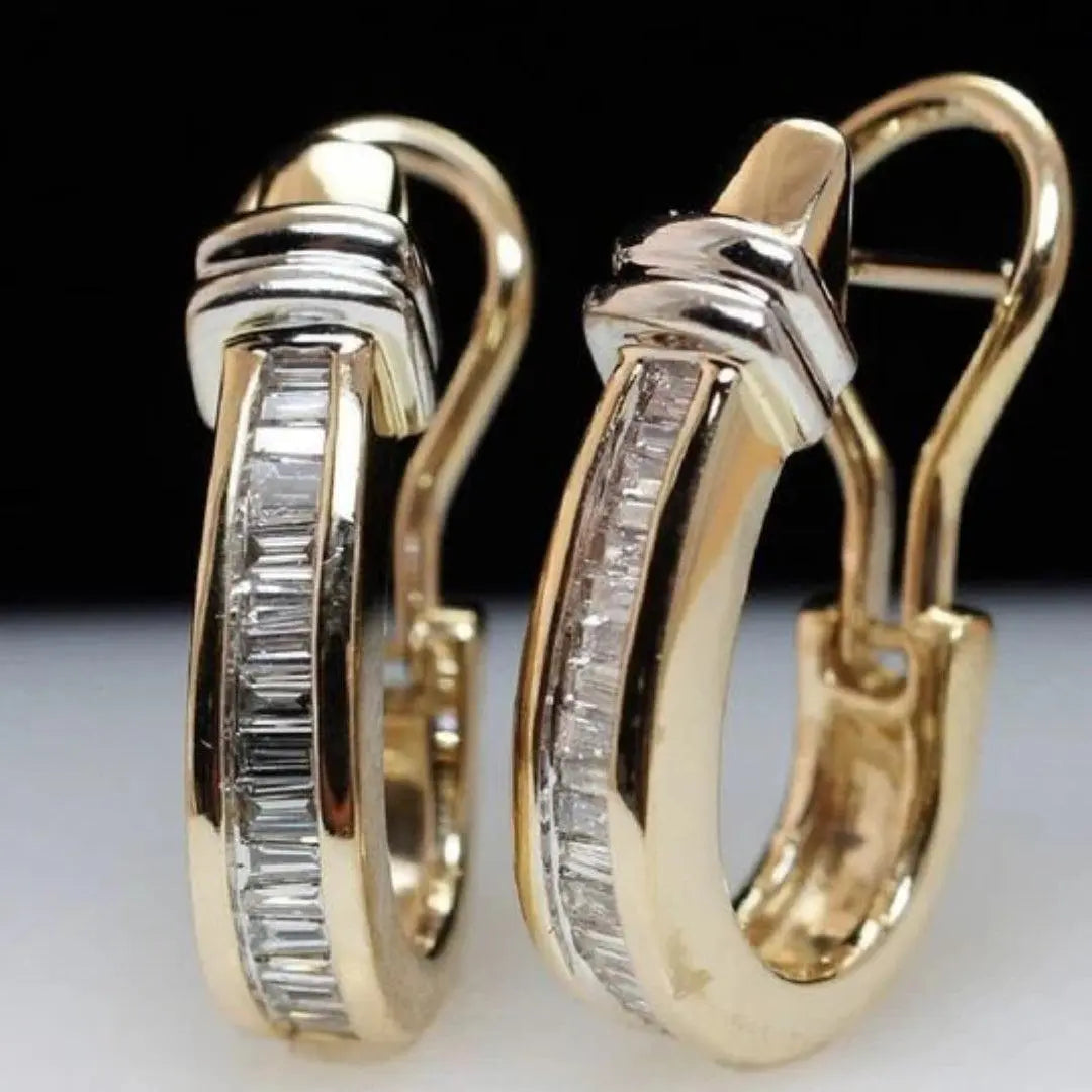 Charmante Gold Ohrring für jeden Anlass