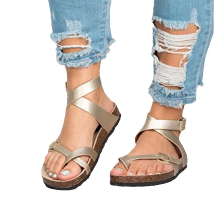 Klassische Orthopädische Sandalen mit zeitlosem Stil