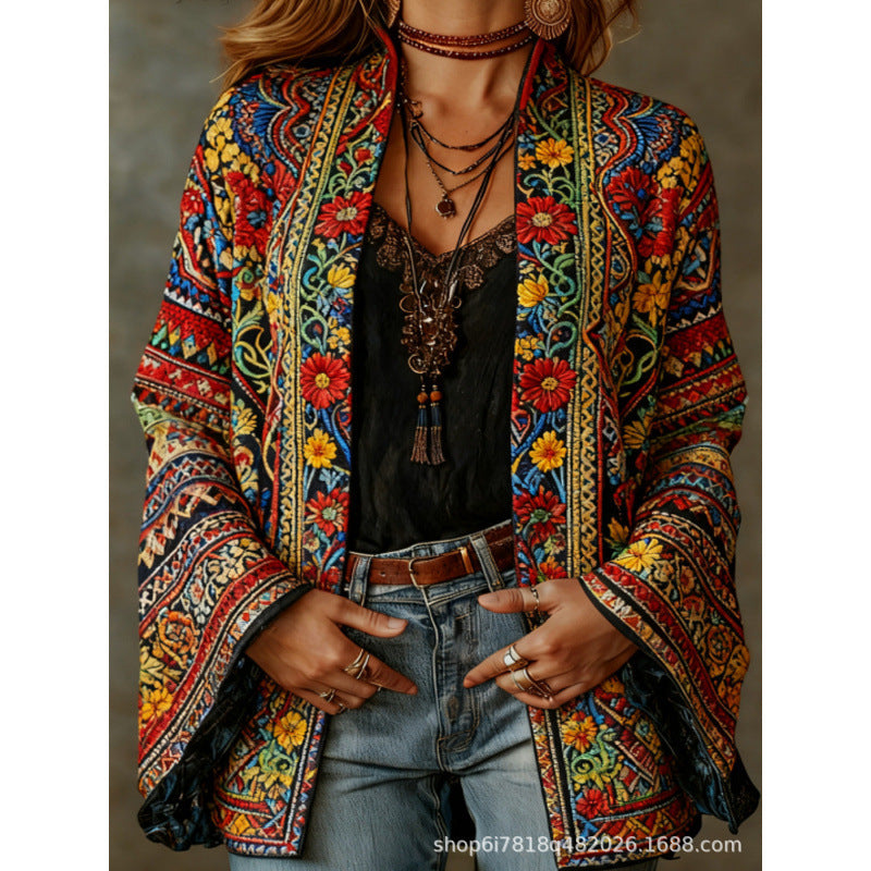 Zeitloser Vintage-Stil Strickjacke