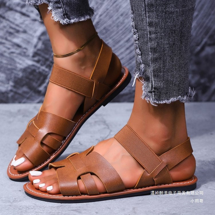 Klassische Orthopädische Sandalen mit zeitlosem Stil