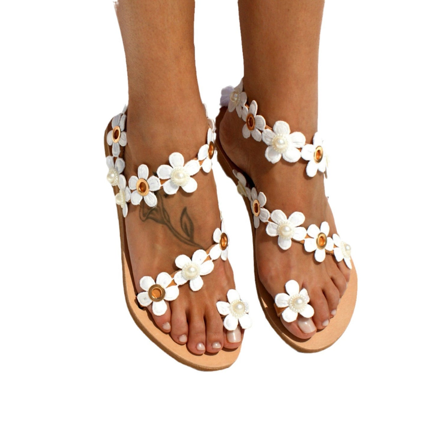 Vintage inspirierte Orthopädische Sandalen