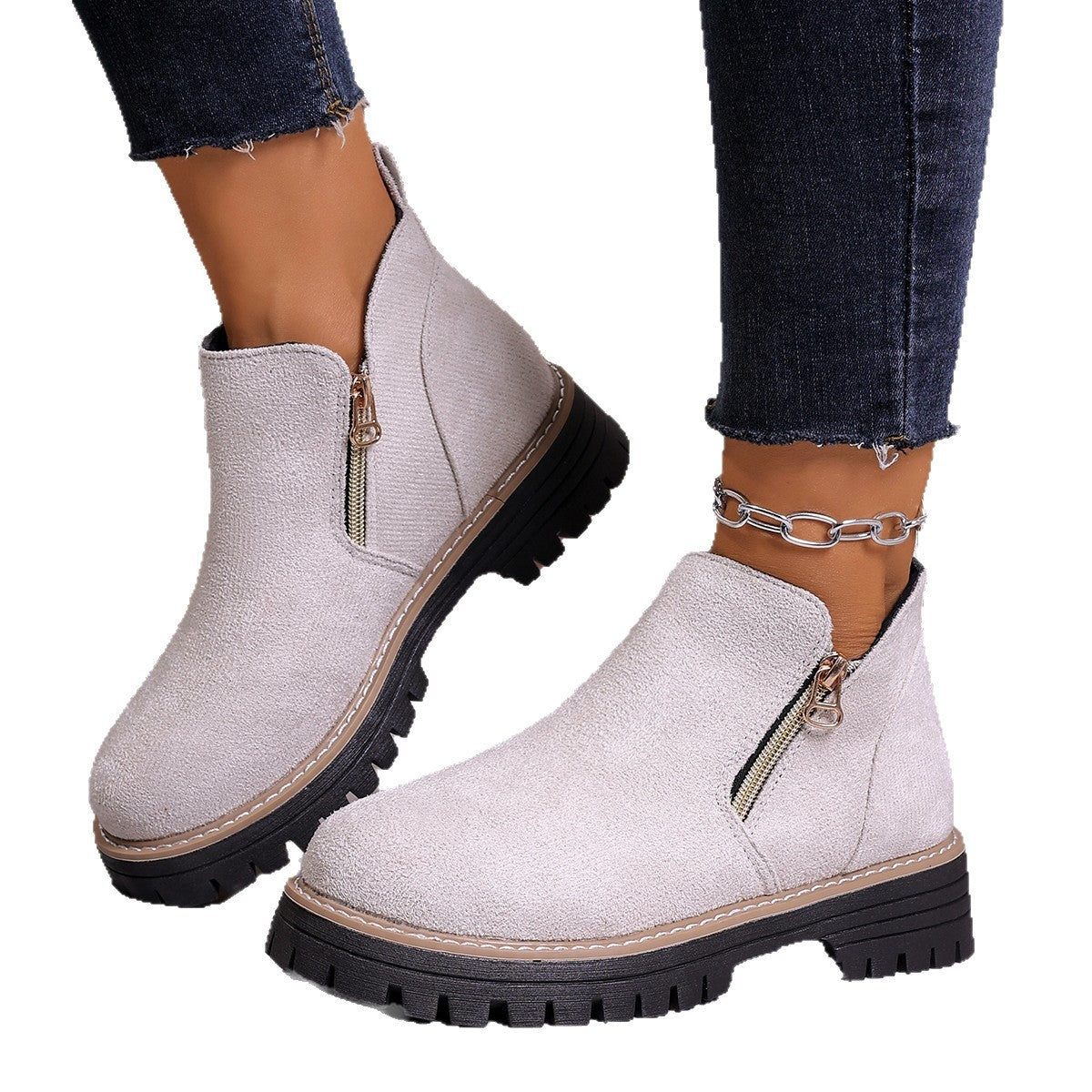 Klassische Orthopädische Stiefel mit zeitlosem Stil