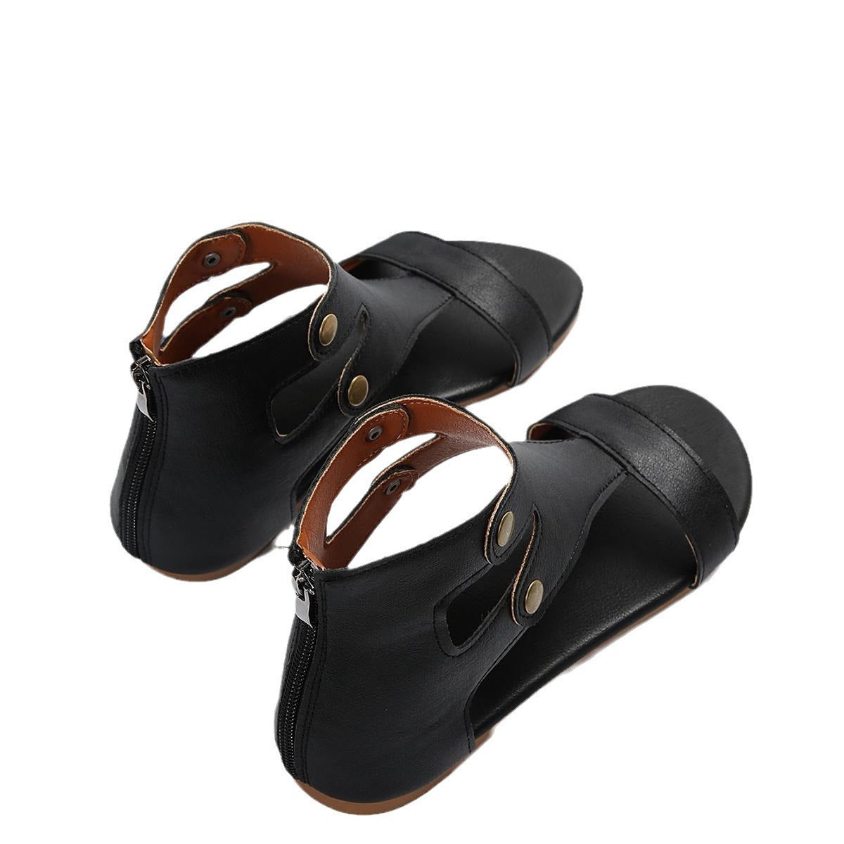 Klassische Orthopädische Sandalen mit zeitlosem Stil