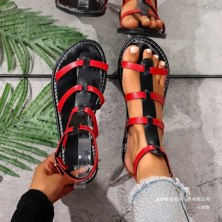 Vintage inspirierte Orthopädische Sandalen