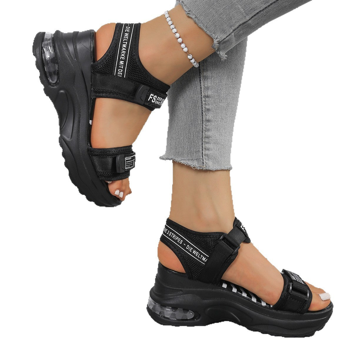 Vintage inspirierte Orthopädische Sandalen