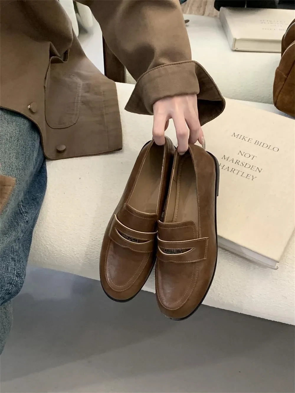 Modische und stützende orthopädische Ballerinas