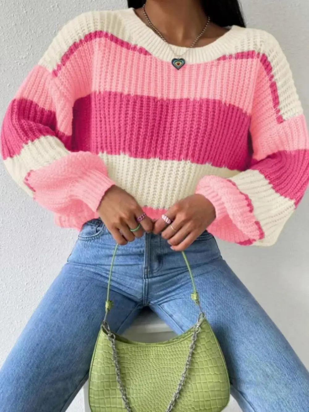 Frisch und feminin Pullover