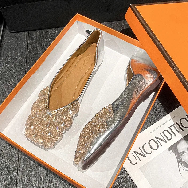 Maßgeschneiderte und bequeme orthopädische Ballerinas