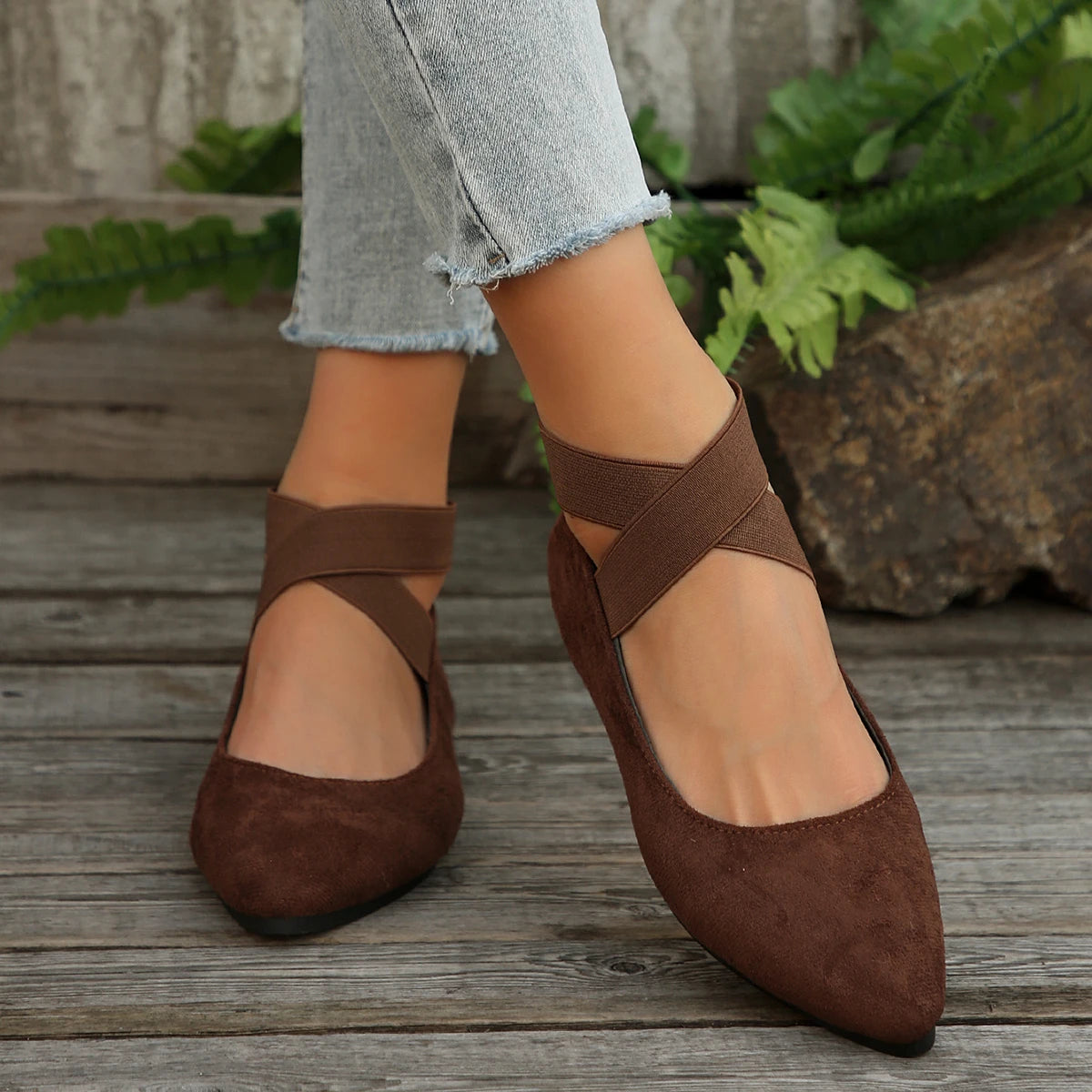 Stützende und stilvolle orthopädische Ballerinas