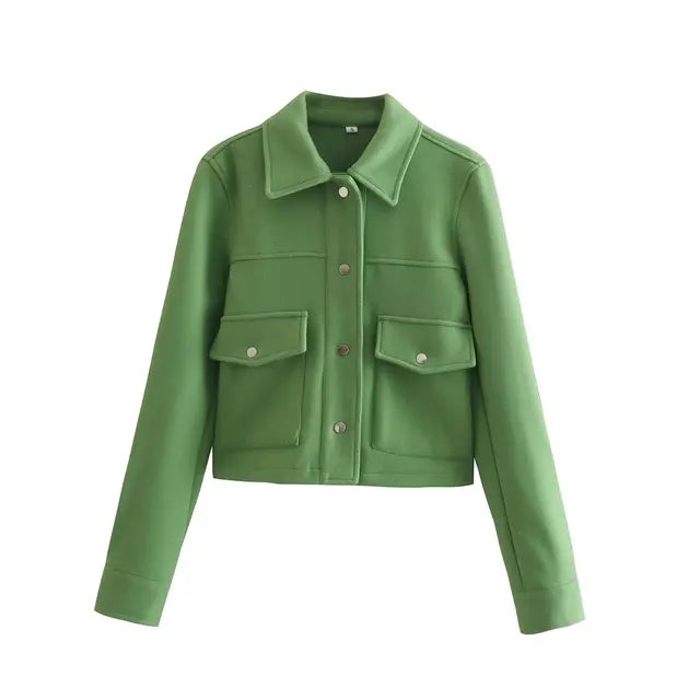 Anmutig gestaltete Jacke
