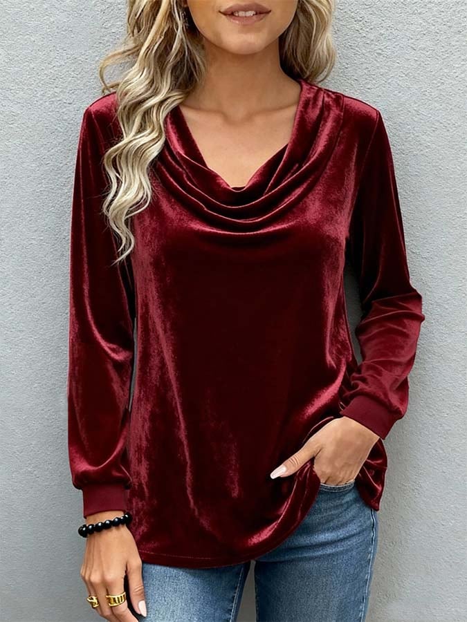 Women'S Casual Style Collar Top
