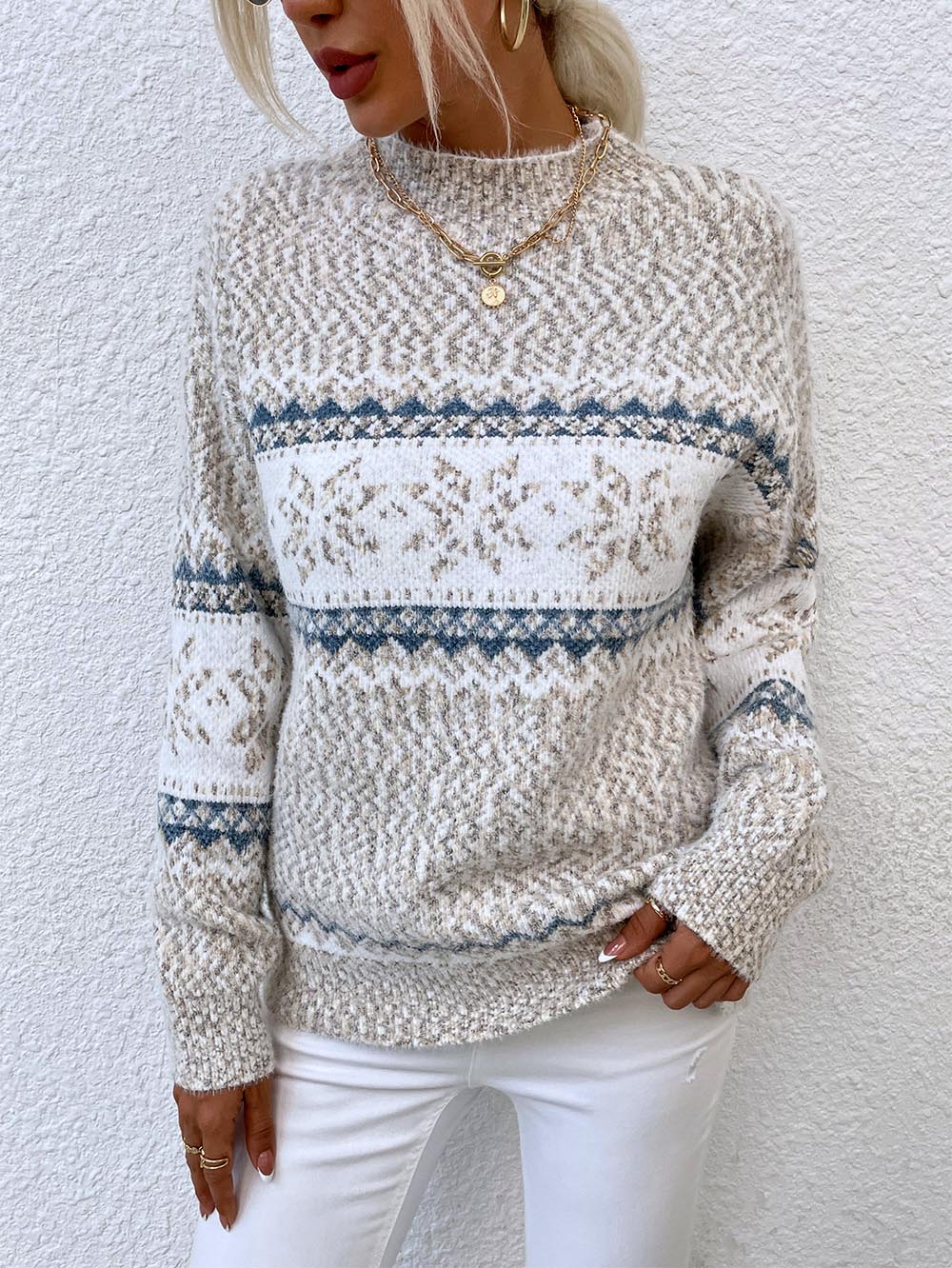 Klassischer Vintage-Pullover
