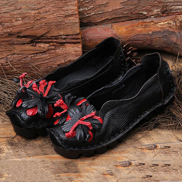 MW | Glamouröse Freizeitschuhe mit Blumendetail