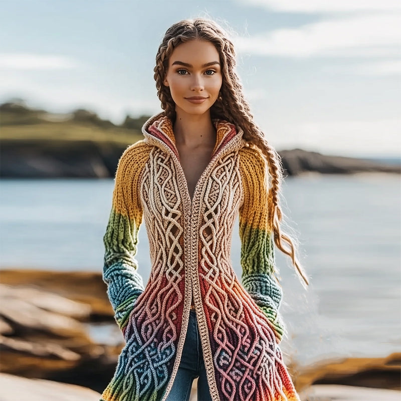 Klassische Vintage Strickjacke