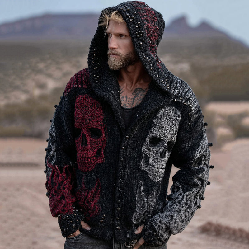 Wunderschön gefertigte Strickjacke