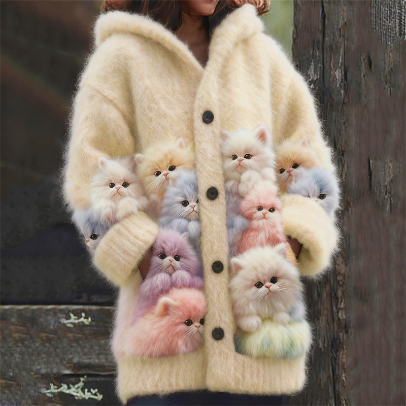 Wunderschön gefertigte Strickjacke