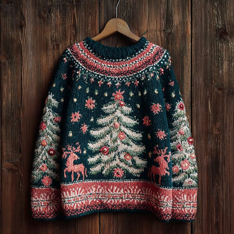 Zeitloser Vintage-Stil Pullover