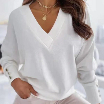 Patricia® | V-neck knitted sweater