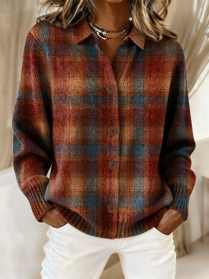 Klassische Vintage Strickjacke