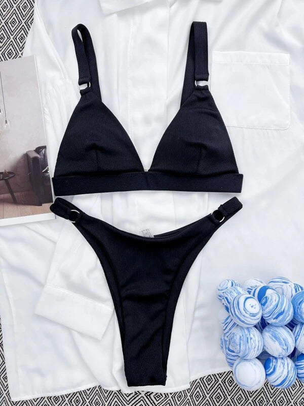 Zoe® | Delta Wing Triangle Bikini With Cups