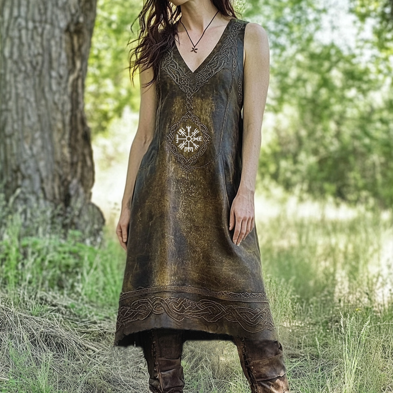 Klassisch gestaltete Kleid