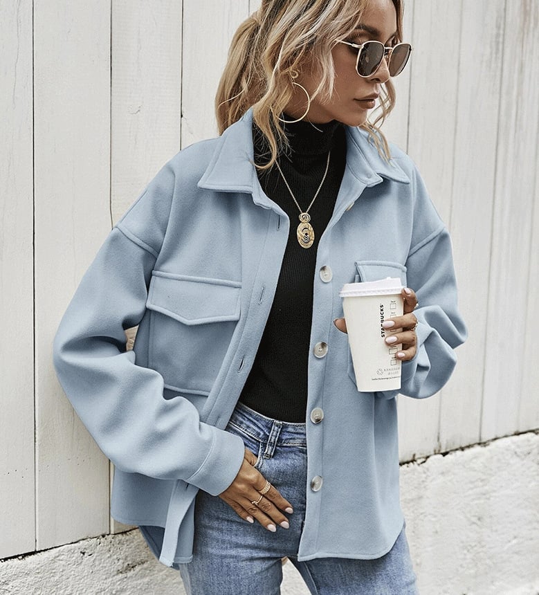 Klassisch gestaltete Jacke