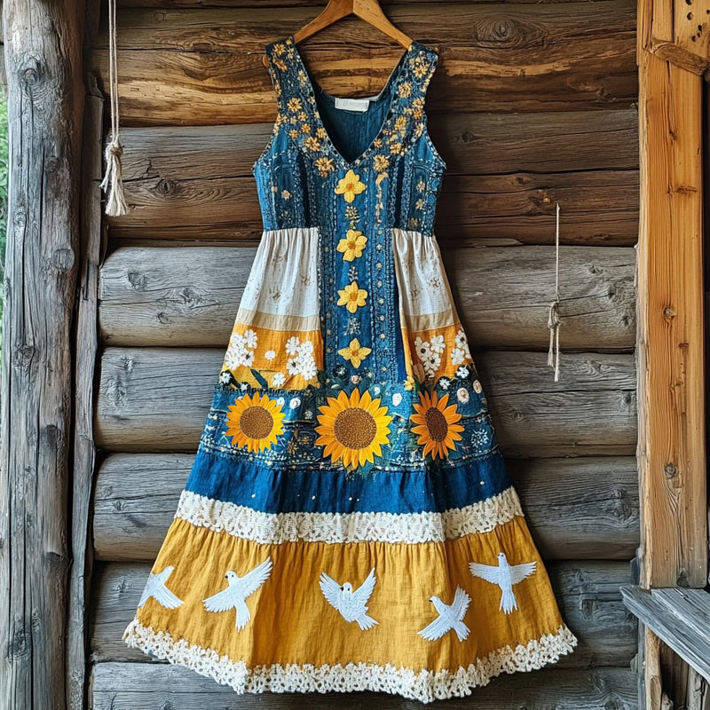 Klassisch gestaltete Kleid