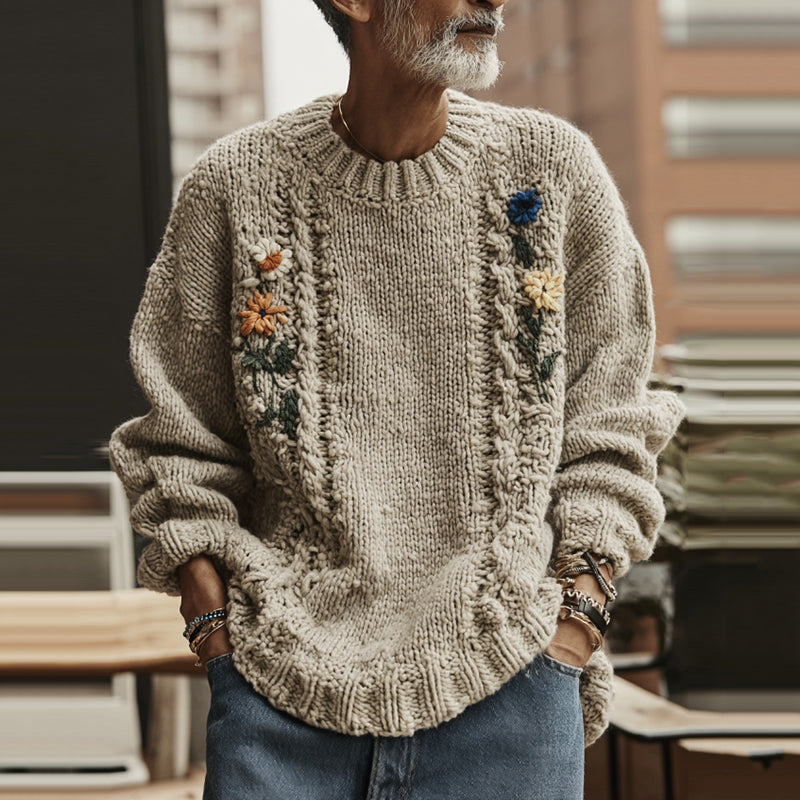 Zeitloser Vintage-Stil Pullover