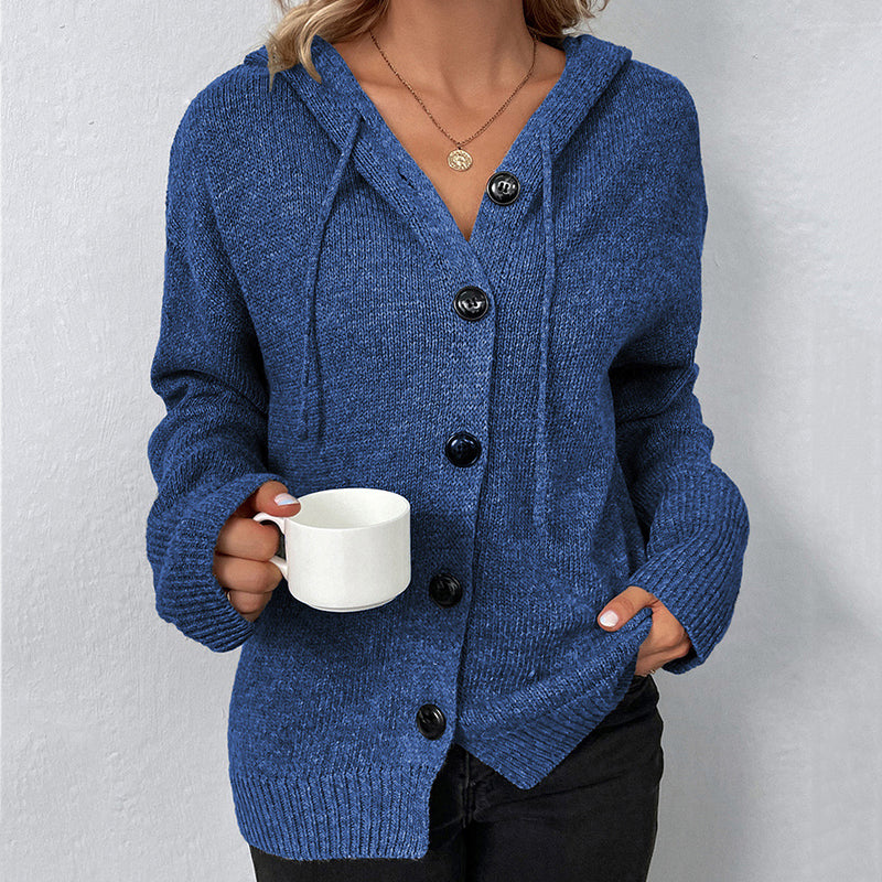 Durchdacht gestaltete Strickjacke