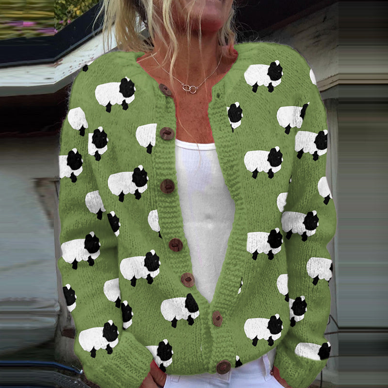 Elegant gestaltete Strickjacke