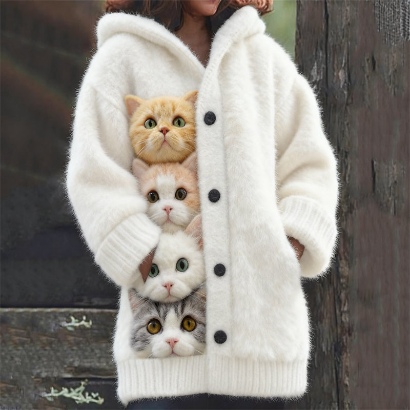 Elegant gestaltete Strickjacke