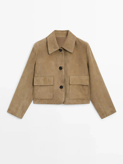 Anmutig gestaltete Jacke