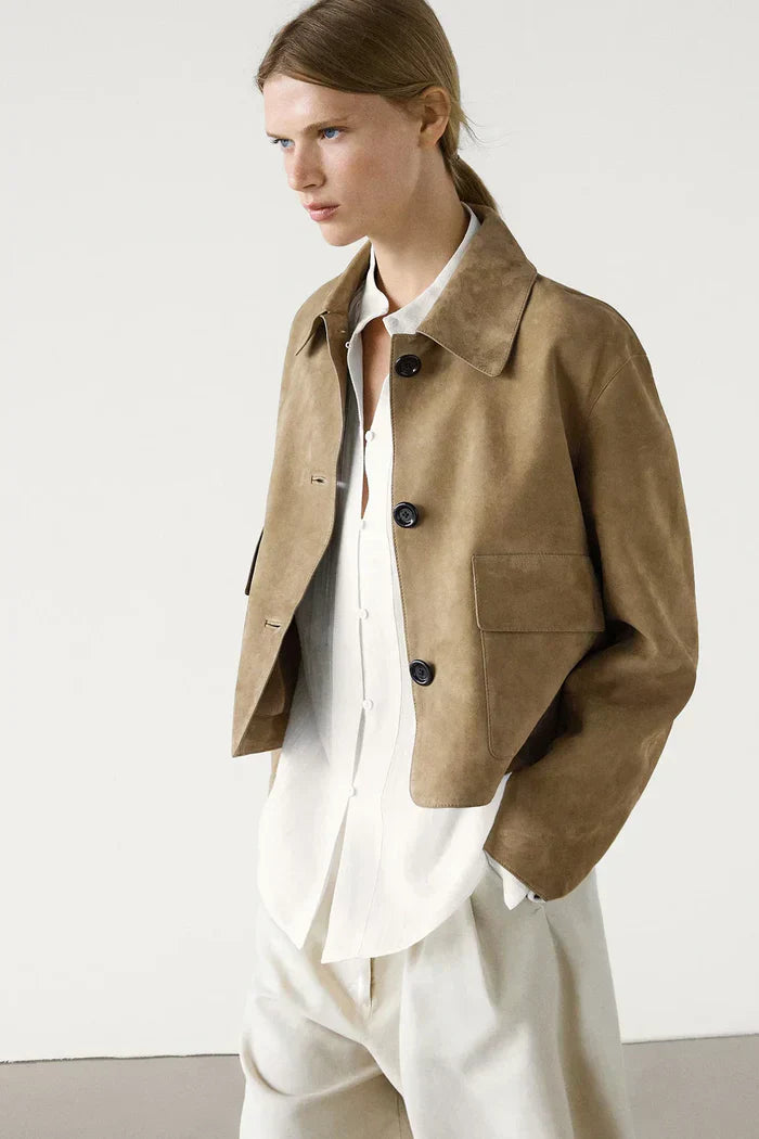 Anmutig gestaltete Jacke