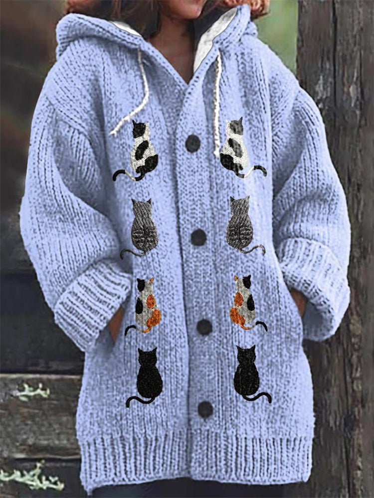 Klassisch gestaltete Strickjacke