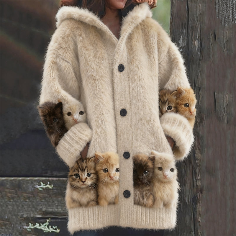 Vintage inspirierte Strickjacke