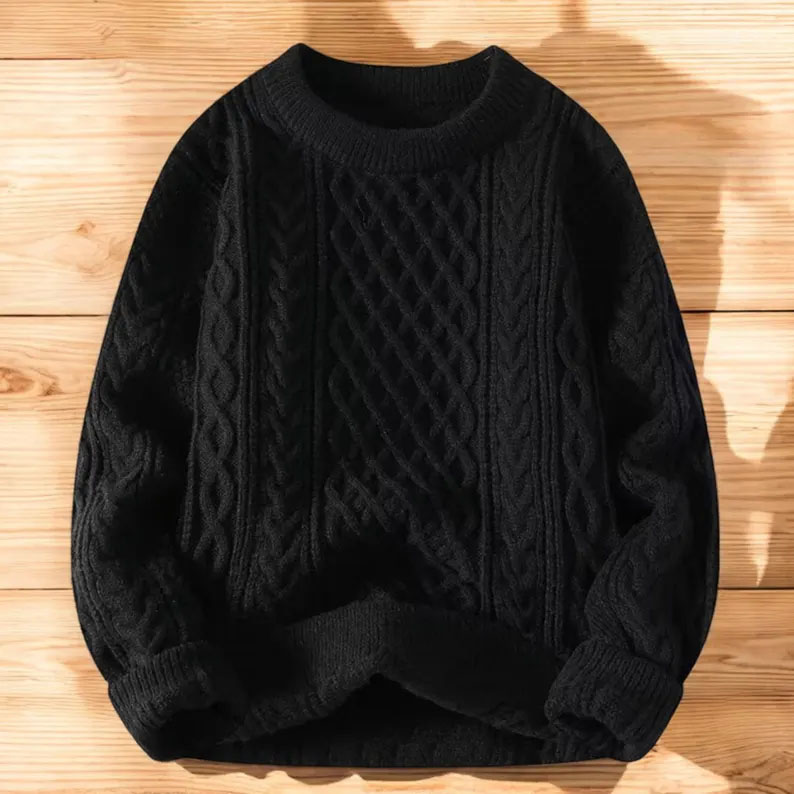 Zeitloser Vintage-Stil Pullover