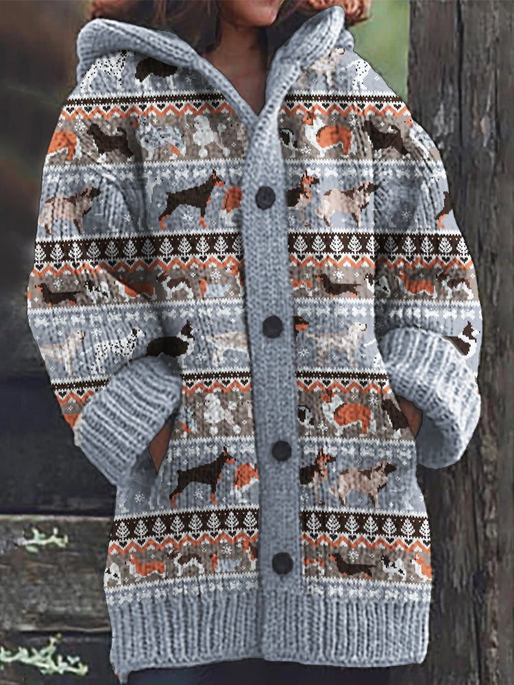 Vintage inspirierte Strickjacke