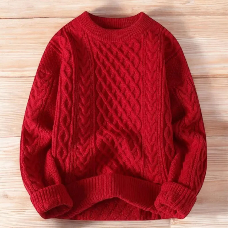 Zeitloser Vintage-Stil Pullover