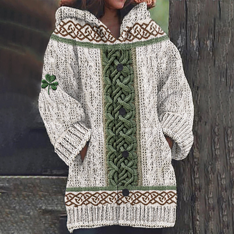 Zeitloser Vintage-Stil Strickjacke