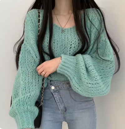 Anmutig gestaltete Pullover