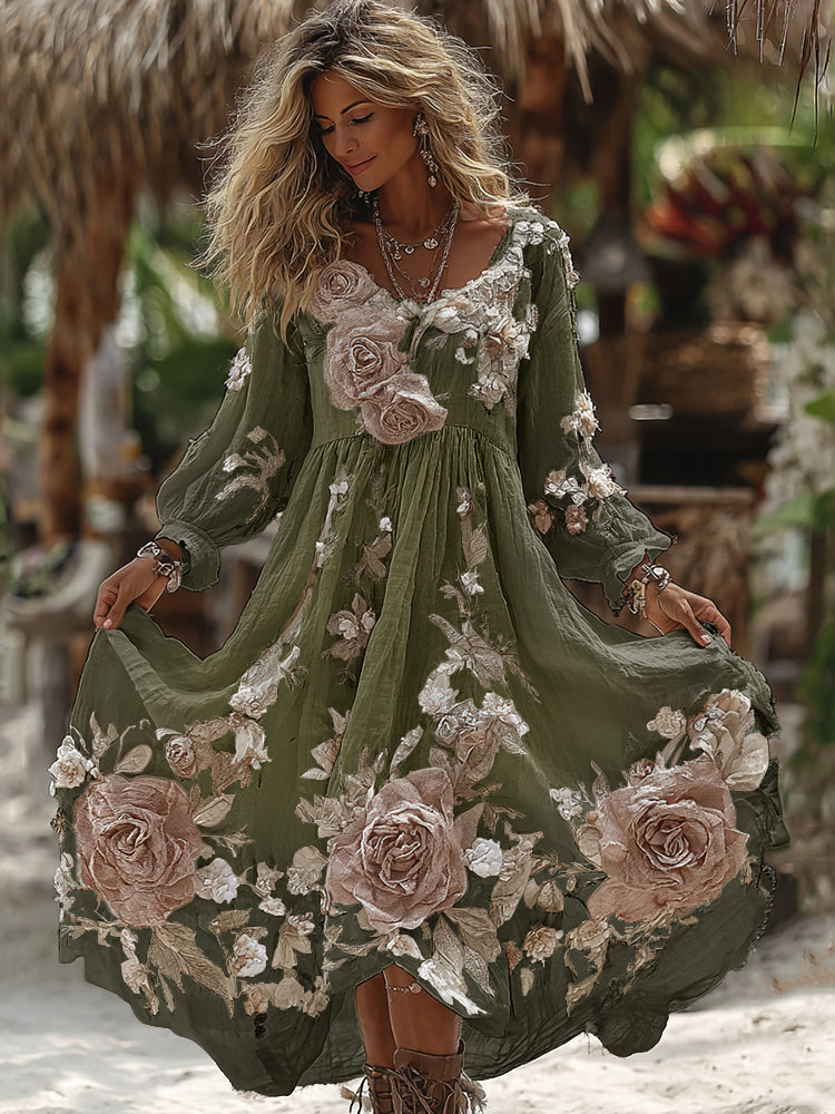 Wunderschön gefertigte Kleid