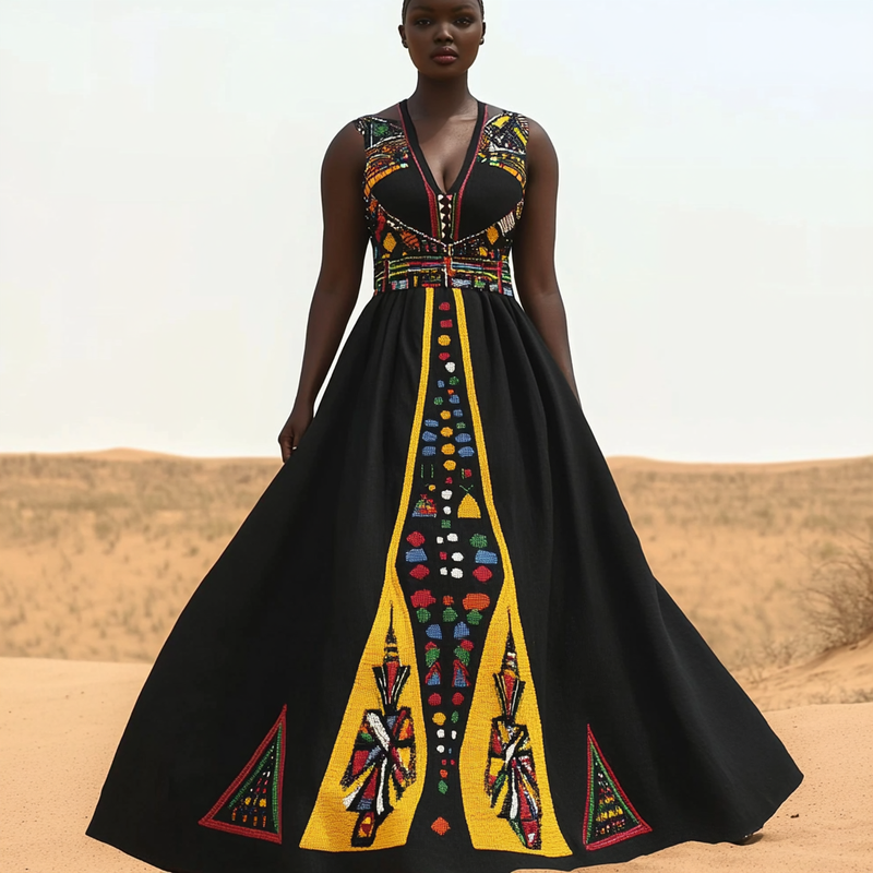 Zeitloser Vintage-Stil Kleid
